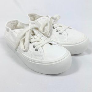 Madden Girl Ebonie Lace Up Platform Flat Heel Sneakers